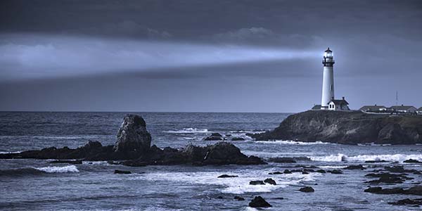 Pigeon Point lighthouse USA, California, Big Sur